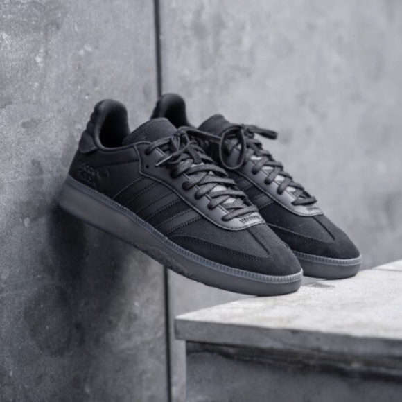 adidas | Shoes | Sz 1 Adidas Samba Boost Rm Core Black Athletic Shoes Bd7672  Black Gum Rare | Poshmark